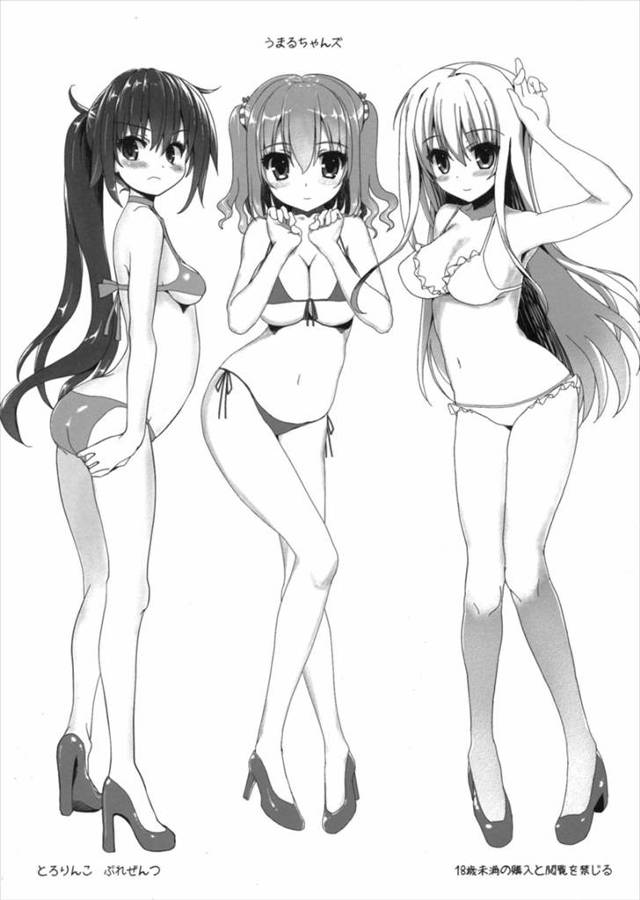 【うまるちゃん エロ同人】菜々と切絵とうまるの中出しセックス３連発ｗｗｗ切絵はショタの雄々しい勃起チンコで処女奪われてる…