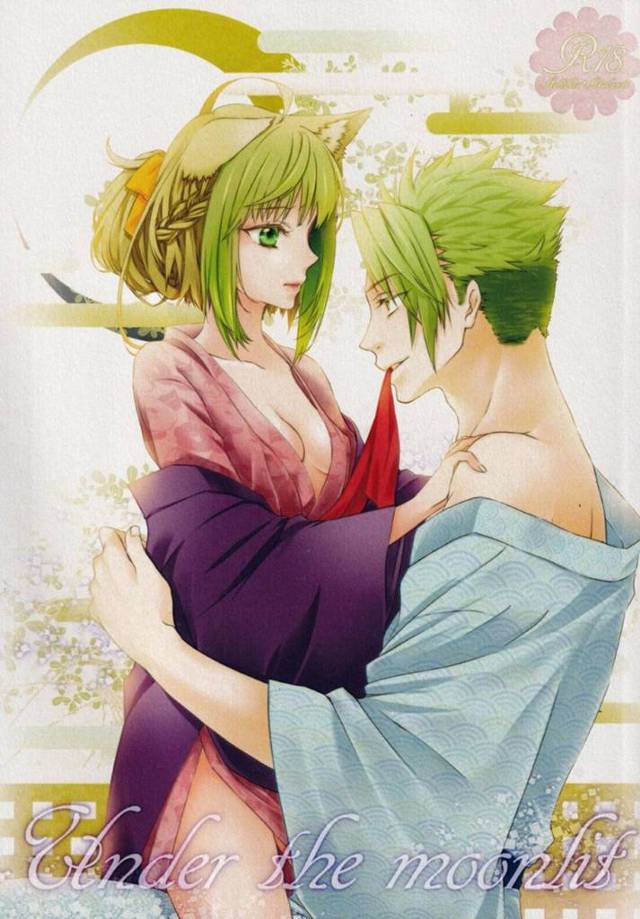 【エロ同人誌】両思いの彼に連れられて温泉に来た彼女…食事を済ませると寝室でいちゃつき始めて、彼の強引な振る舞いに身体を委ねるだけで何度もイキまくる！【各務祐:Under the moonlit】