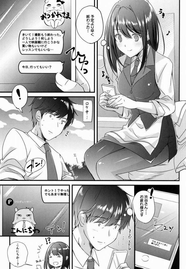 【エロ同人】私がいいっていうまで射精したらだめ…ね？「アイドルマスター/渋谷凛」