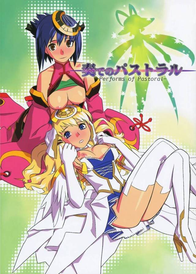 【アルトネリコ エロ同人】美少女同士で玩具を使って遊んだり、美男子が美少女をマン繰り替えして【無料 エロ漫画】