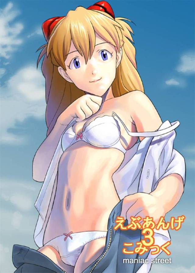 【エロ同人誌】寝ている間にシンジにセクハラされたが受け入れていちゃつくアスカ…手マン＆手コキし合ってフェラでヌイたあと生ハメ中出しイチャラブ初セックスしてイッてしまう【Maniac Street：えぶあんげ３こみっく】