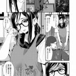 【エロ漫画】年上の常連客に大人なシーンが多い小説をおススメする本屋バイトの地味眼鏡JK！ストレートに告白し臨時閉店した店内でゴム付きいちゃラブ初セックス！