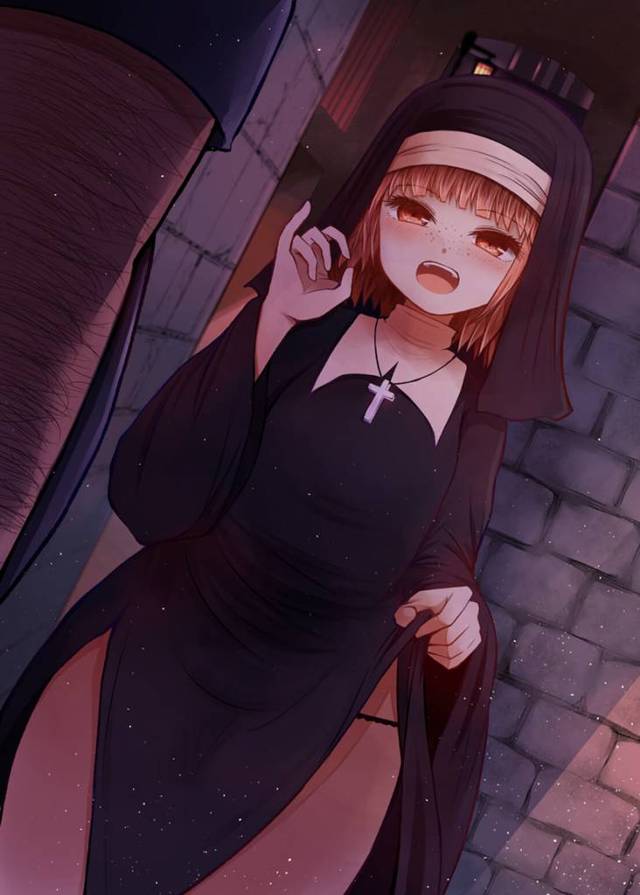 【エロ同人誌】ロリっ子シスターが昼間教会にお祈りに来たおじさんに売春して寄付金集めするよ！【無料 エロ漫画】