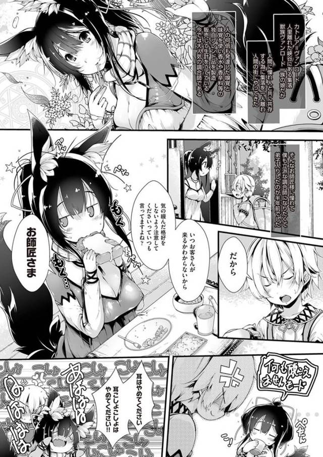 【エロ漫画】調合師として働く獣耳で巨乳のけものっ娘が弟子のショタとハメセクロス！【無料 エロ同人】