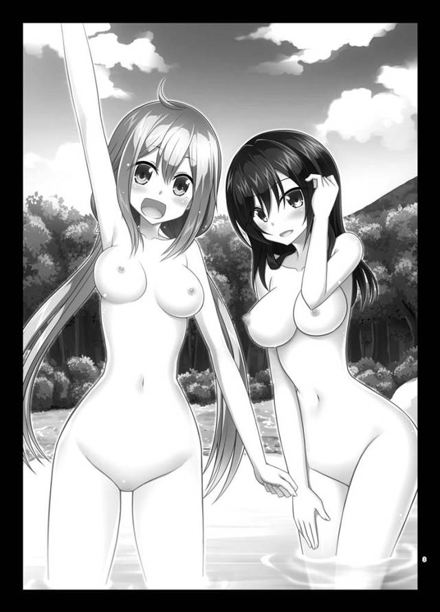 【エロ同人 ゆるキャン△、のんのんびより】山キャンプで野外露出に目覚めたほたるちゃんがおじさんと青姦中出しセックス！【無料 エロ漫画 野外露出活動びより 1/4】