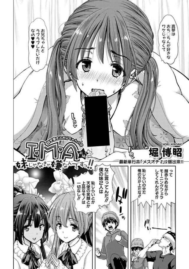 【エロ漫画】妹を愛する会で妹のエロ可愛さを自慢し合っていたが突然ハメ撮り近親相関な展開にｗ【無料 エロ同人】