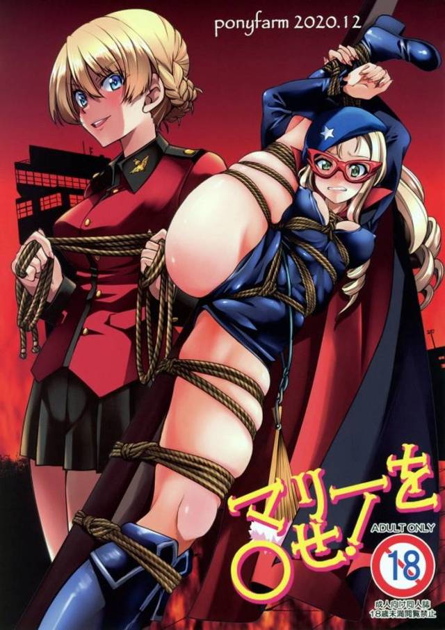 ≪エロマンガ ガルパン≫ マリーとダージリンが二人して挿したり挿されたり!吊るしたり吊るされたり!でもカーボンのおかげで無傷!…たぶんね♪