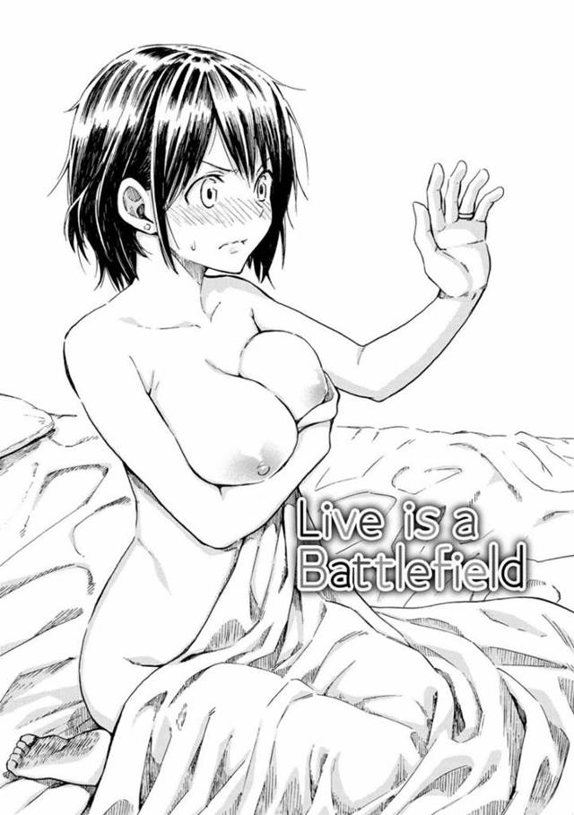 【エロ漫画】担当アイドルに指輪を渡されるも断るマネージャー…彼女を作りに失敗したアイドルを責任を感じて会いに行くと女とのセックス中に乱入してしまう！【藤丸：Live is a Battlefield】