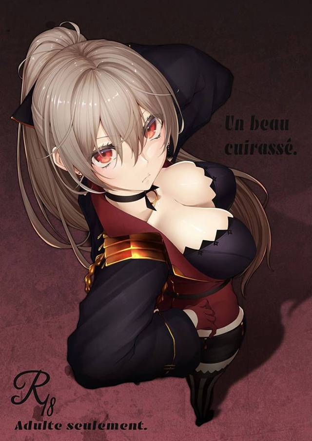 《エロ同人誌 アズールレーン》浮き出た肋骨！デカめの乳輪！体も性格もかなり好みが分かれそうなジャン・バールさんと一戦交えましょう！