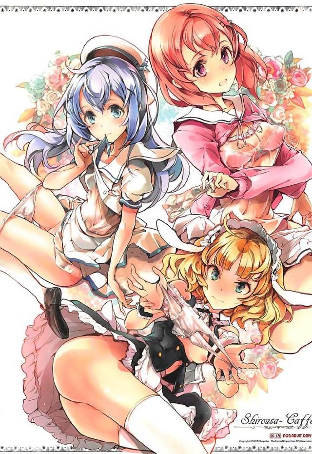 【ごちうさ】チノ「あの…オナニーとはなんですか？」リゼ・ココア「！！？」リゼとココアがチノにローターオナニー見せてあげてレズHしちゃうヒミツの保健体育！【エロ漫画同人誌】