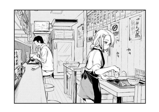 【エロ同人誌】大衆食堂を経営している爆乳美少女が大量の精液を喉の奥に流し込まれ【無料 エロ漫画】