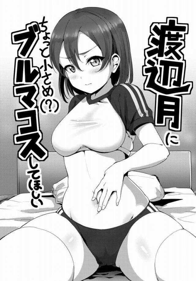 ≪ラブライブ! エロマンガ≫ ズラしハメの二大巨頭はスク水とブルマだと管理人は思うのです！今回はブルマの方で月ちゃんとズラしハメ♪