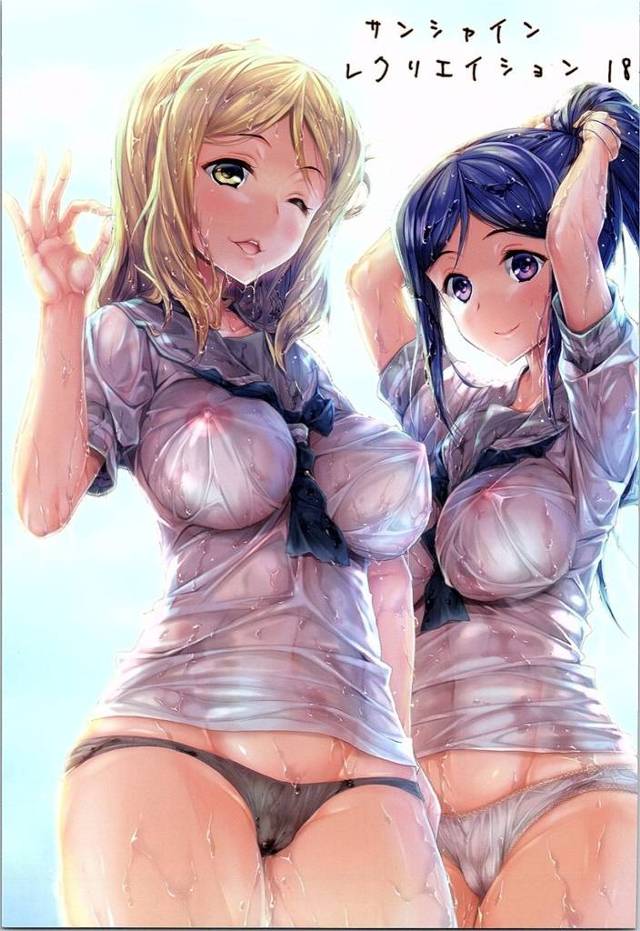 【ラブライブ！サンシャイン!!】鞠莉「オーラァイ☆チェリー君ッ、ナカにカムだよぉー♥」鞠莉と果南がホテルに泊まってるロリコンキモデブ童貞にHなサービス・エロマッサージで強制筆下ろしｗｗｗｗ【エロ漫画同人誌】