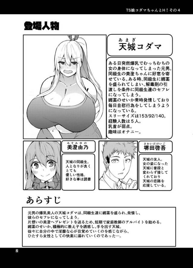 爆乳茶髪ロングデブJKがパイズリフェラ