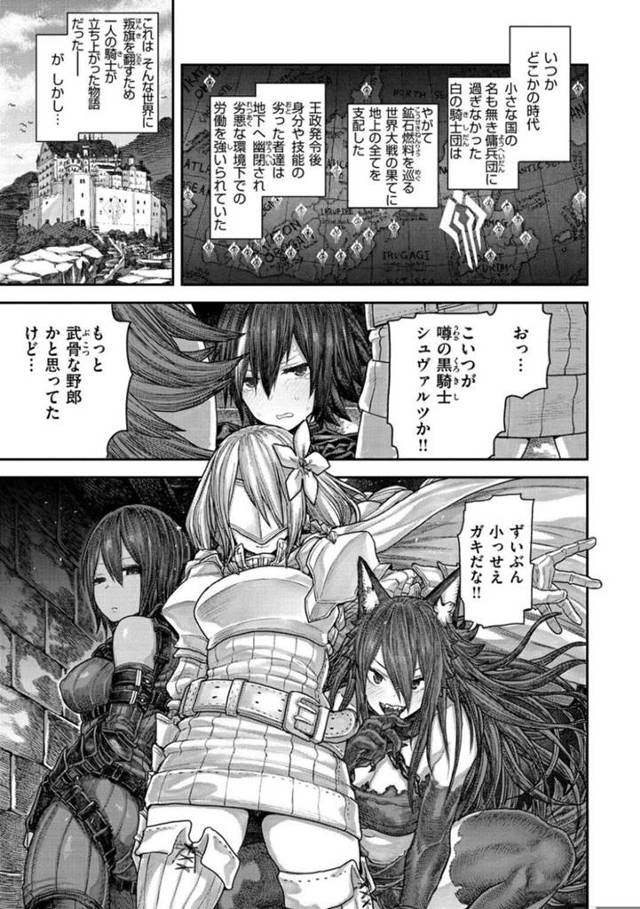 【エロ同人誌】ショタ騎士を捕まえて新たな性奴隷に調教する淫乱娘たち…みんなで取り囲んでの逆レイプからショタチンをかわいがってのハーレム乱交抜きまくりセックス！【サバイバル刃：シュヴァルツヴァイス リヴァース】