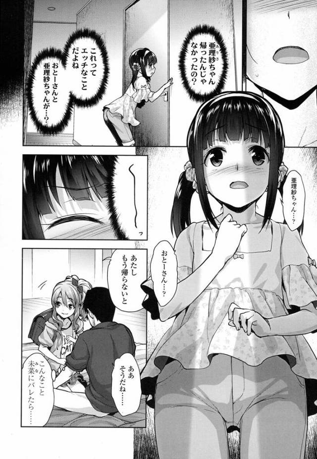 父親に発情しオナニーが止まらなくなってしまったちっぱい貧乳ロリ幼女JS