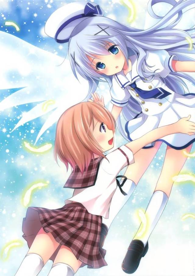 【ごちうさ】チノ「『メンバーのひとりにKissをする』……っ///」罰ゲームでチノとココアが……【非エロ漫画同人誌】
