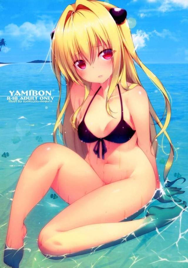 潮吹きオナニーをしたヤミがご奉仕フェラをして激しく中出しセックスをしてもらう！【ToLOVEる・エロ同人誌】