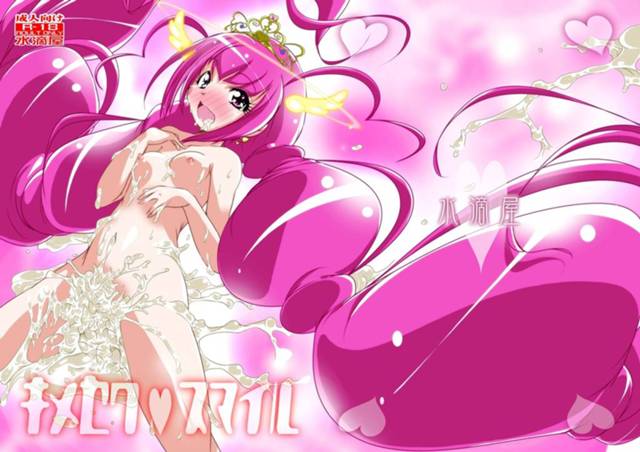 【スマプリ】『Let’s Go! TI-N-KO♪』真のプリキュアになる為にちんぽデコルで出現させたおっさんたちで処女捨てるｗｗｗ【エロ漫画同人誌】