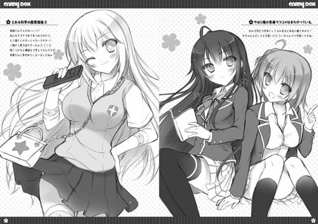 【エロ同人誌】制服好き・美少女好き大必見の非エロフルカラーイラスト集が登場。【無料 エロ漫画】