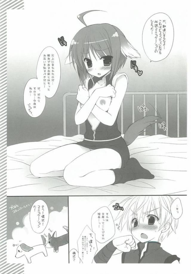 犬みたいにコミュニケーションでエクレのアナルクンカクンカｗｗｗ【エロマンガ・DOG DAYS同人誌】