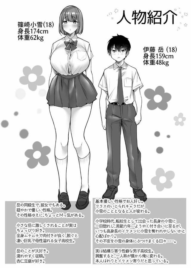 174センチの巨女は今日も彼とイチャラブセックス