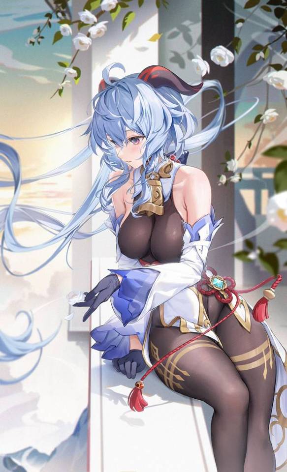 甘雨が野外で恥ずかしい姿になりながら激しく中出しせっくすして、きれいな顔を歪ませ喘ぎまくる！【原神・エロ同人誌】