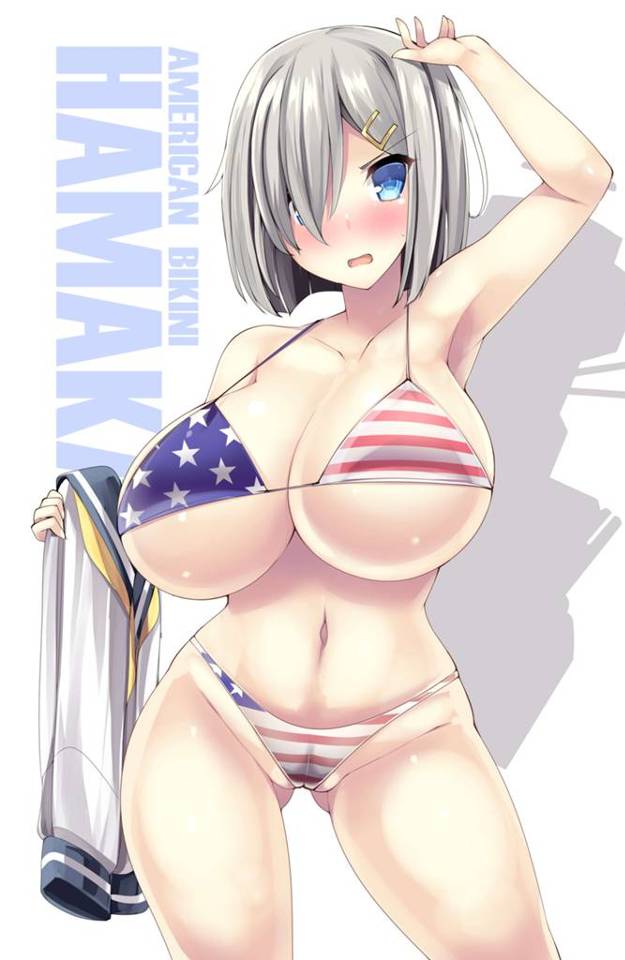 【エロ同人 艦これ】フレッチャー・有明・浜風・潮をはじめとする様々な艦娘のビキニ姿と裸体をフルカラーで!!【無料 エロ漫…