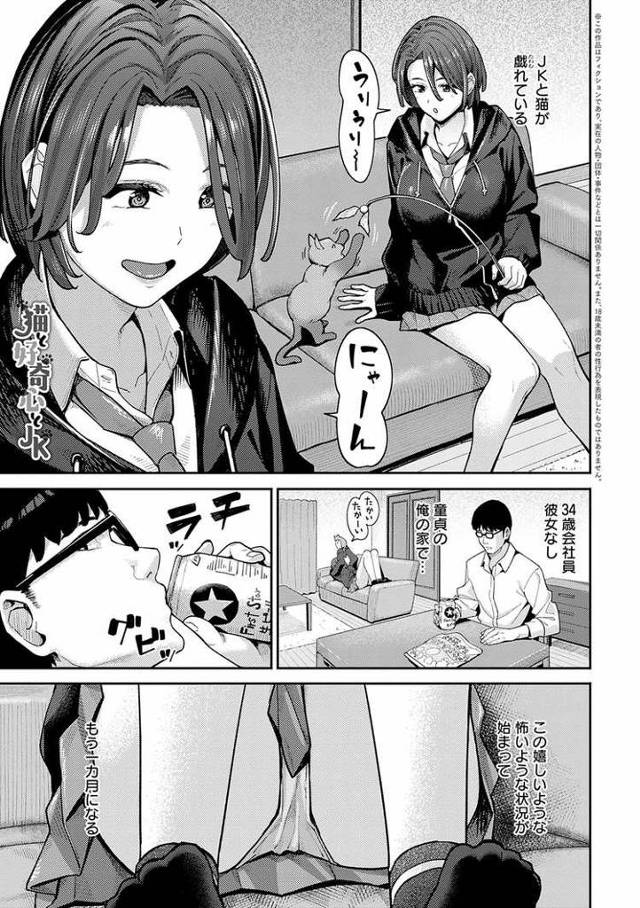 【オリジナル】猫と好奇心とJK【商業誌・オリジナルエロ画像】