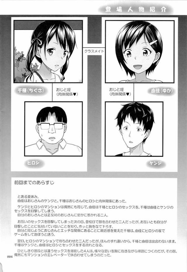 【エロ漫画】姪っ子の裸を見て欲情する叔父がフェラさせてハメるw【無料 エロ同人誌】
