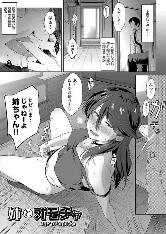 【エロ漫画・エロ同人誌】姉とオモチャ